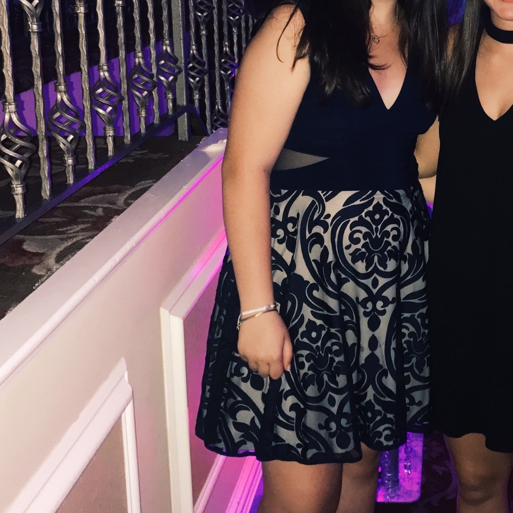 Xscape Navy Blue Party/Cocktail Dress Size 10